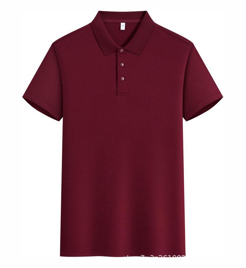 Men's Business Lapel Polo Shirt with Custom Logo Printing