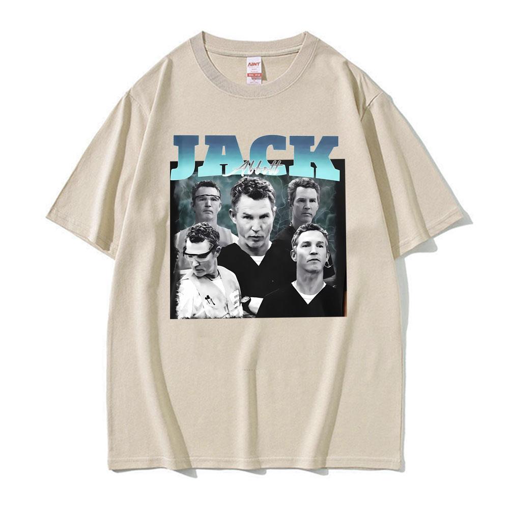 Dr Jack Abbott Vintage Unisex Graphic Tshirts Unisex Women Summer Fashion Style Classic T Shirt Cotton ONeck Loose Tee Shirt