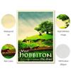 Movie Poster Wall Print Retro Travel Abstract Canvas Vintage Film Middle Earth Landscape Tolkien Painting Kid Room Home Decor