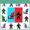 Godzilla Exterminador Pioneiro Rei Kong Colorido Brinquedo de Descompressão Para Alívio de Estresse