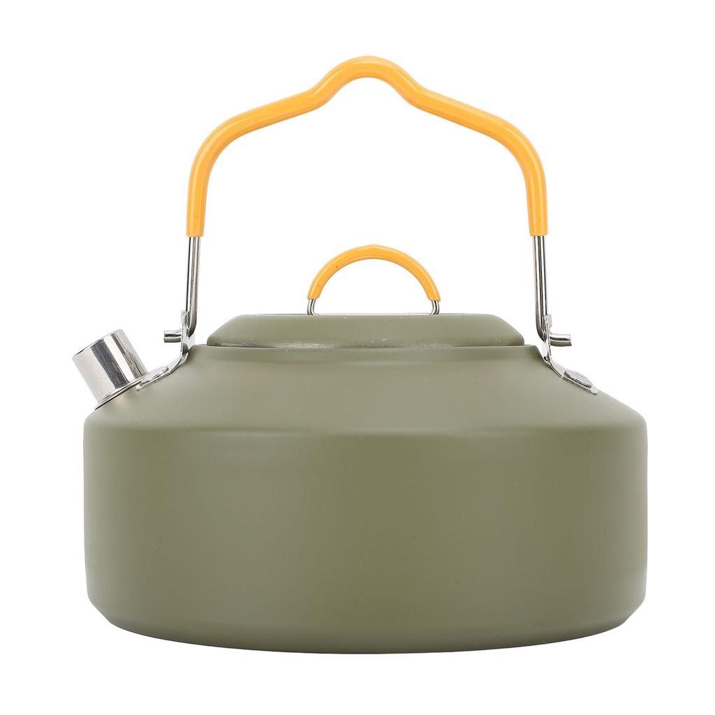 1L Outdoors Kettle Heat Resisting Stainless Steel Teapot Portable Camping Water Kettle with