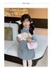 Labubu Children's Plush Lace Pearl Shoulder Bag - Crossbody Storage for Kindergarten Kids