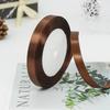 Factory Wholesale 1.5 Inches Single Sided Pastel Satin Ribbon Decorative Polyester Fabric Solid Logo Hair Gift Decoration