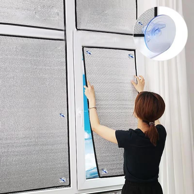 1Pc Window Sun Shade Film Home Sunshade Protector Pad Aluminum Foil Anti-Uv Insulation Film Window Privacy Film Sunshade
