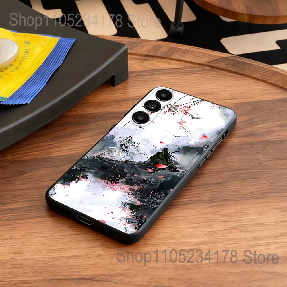 Mo D-Dao Zu Shi Phone Case For Samsung S25,S24,S21,S22,S23,S30,Ultra,S20,Plus,Fe,Lite,5G Black Cover