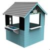 Maison de jeu enfant - GINGER HOME - Cuisine intégrée - Bois de sapin - Extérieur 110×103×137,5 cm