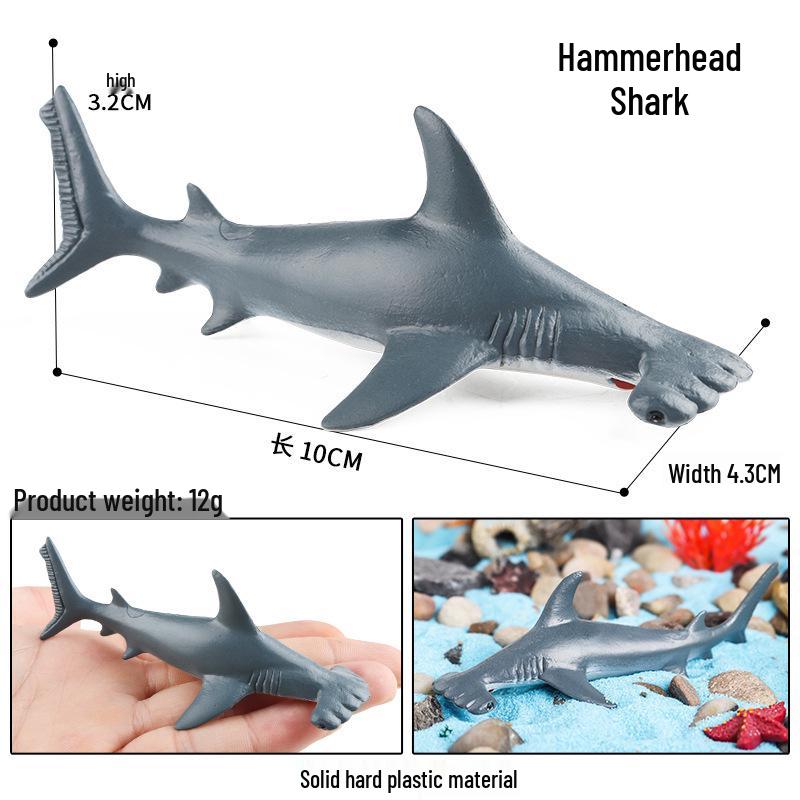 Blue Whale Marine Animal Model: Children s Cognitive Fish Tank Ornament