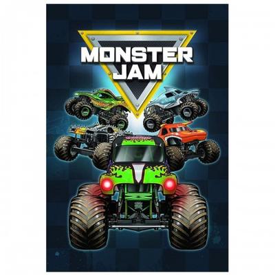 Monster Jam Fleece Truck Blanket