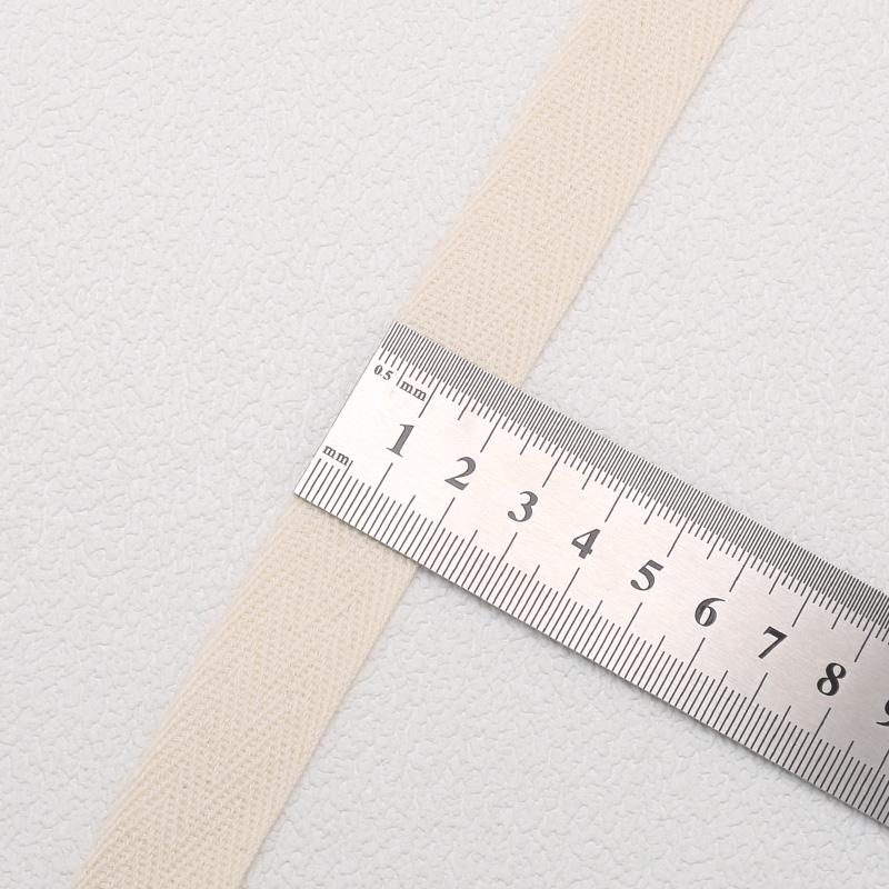 Herringbone Cotton Fabric Strip: Versatile Woven Tape for Binding & Edging