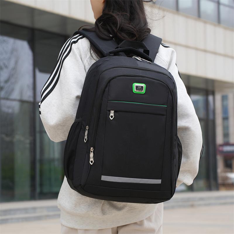Men'S High School Junior High School College Student Schoolbag Burden Reduction Travel Backpack Men'S Large Capacity Business