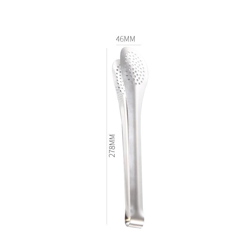 Stainless Steel Kitchen Non-Slip Food Clips Buffet Steak Salad Tongs for Barbecue Cake Bread Baking Clamp Cooking Kitchenware