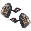 12V Yellow Lighting Motorbike Indicators Blinker 9 LED Motorcycle A Pair Piranha Light Flasher Turn Signal Light