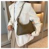 IELGY One-Shoulder Armpit Bag Chain Tote Bag All-Match Woven Messenger Bag