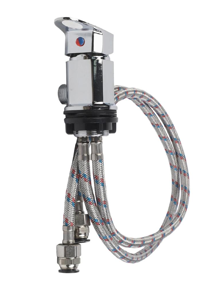 

Camping Showers Silver RV Mixer Tap Installation 400mm Stainless Steel Tails Easy Installation High Reliability China Mainland