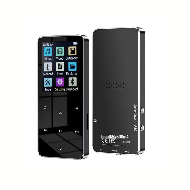 1.8" MP4 Bluetooth Music Player with FM, Recorder, Speaker, and Card Slot