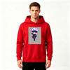 Men Chibi Anime Character Print Long Sleeve Pullover Hoodie Casual Loose Sweatshirt