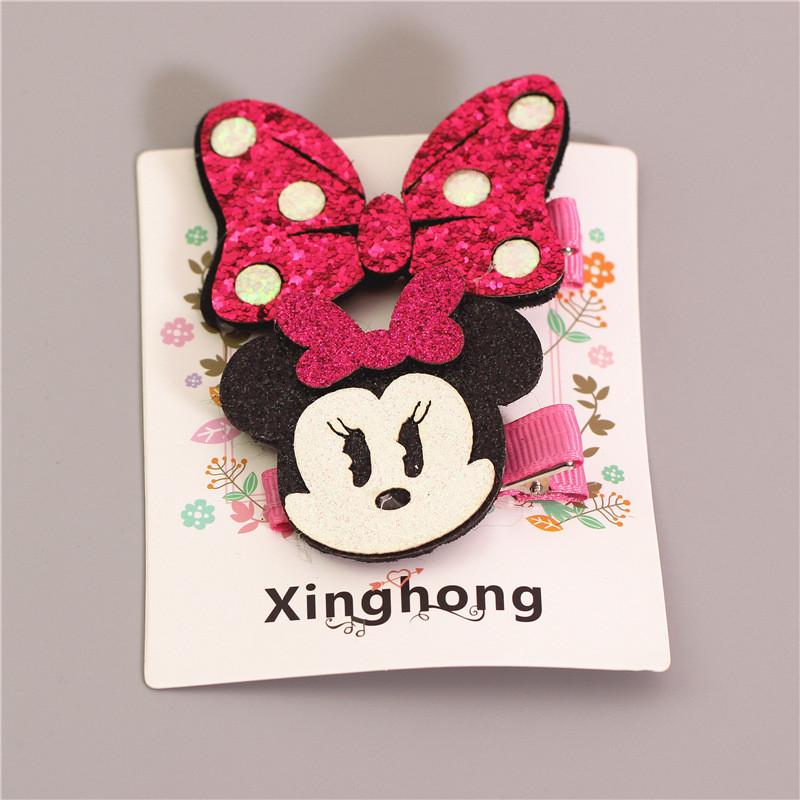 Cute Cartoon Princess Girls Kids Hair Clips Hairpins Accessories For Children Hair Bow Barrette Hairclip Headwear Headdress