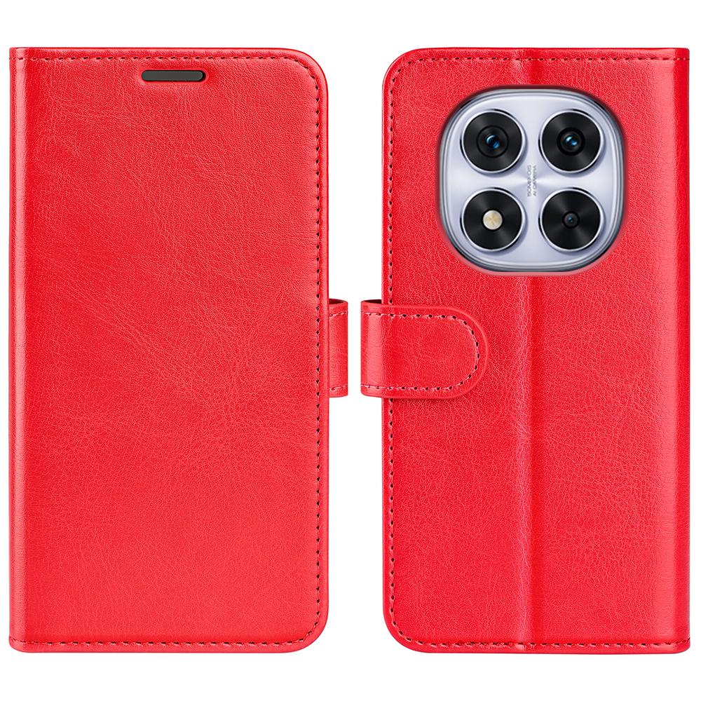 For Xiaomi Redmi Note 14 Pro 5G/Poco X7 5G Wallet Case Crazy Horse Texture Stand Leather Phone Cover