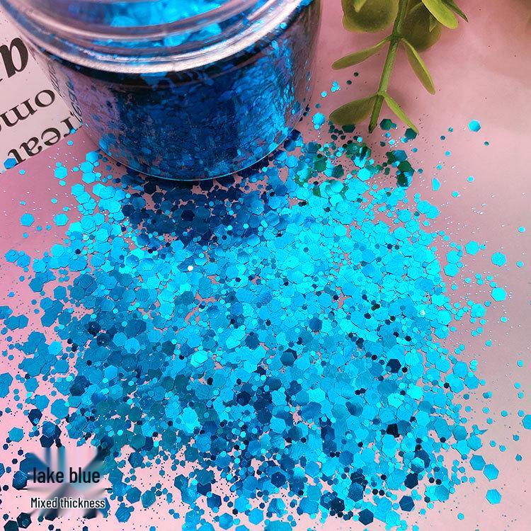 80ml Large Bottle Gold Glitter Sequin Powder for DIY Makeup, Painting, and Crafts