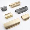 Zinc Alloy Drawer Pull Handle Curved Grip Cupboard Door Handle Cabinet Pull Handle  Wardrobe Doors