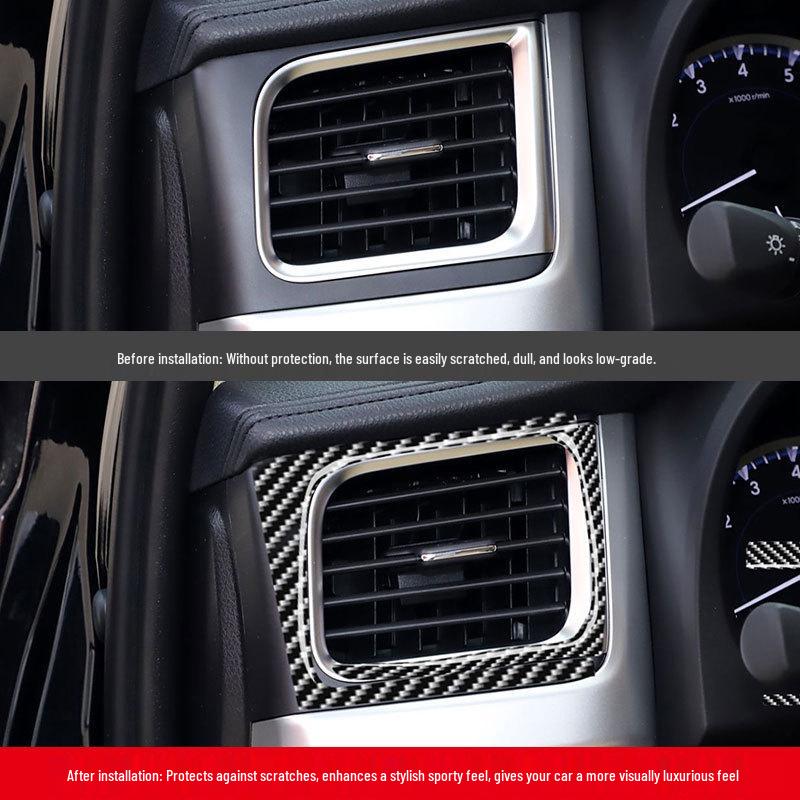 Carbon Fiber Interior Trim for 2015-2018 Toyota Highlander: Instrument Panel & Air Vent Accents