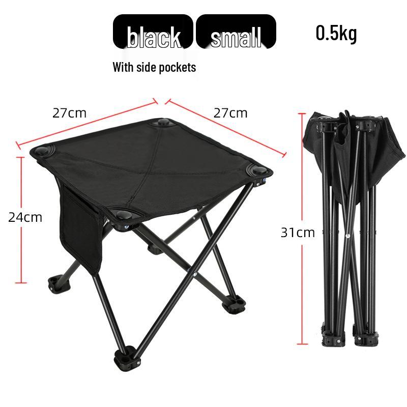 Portable Outdoor Folding Chair for Fishing, Camping, BBQ, Home Use, Kids, and Art Sketching