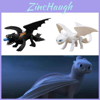 Collectible Dragon Trainer Night Fury And Light Fury Toys
