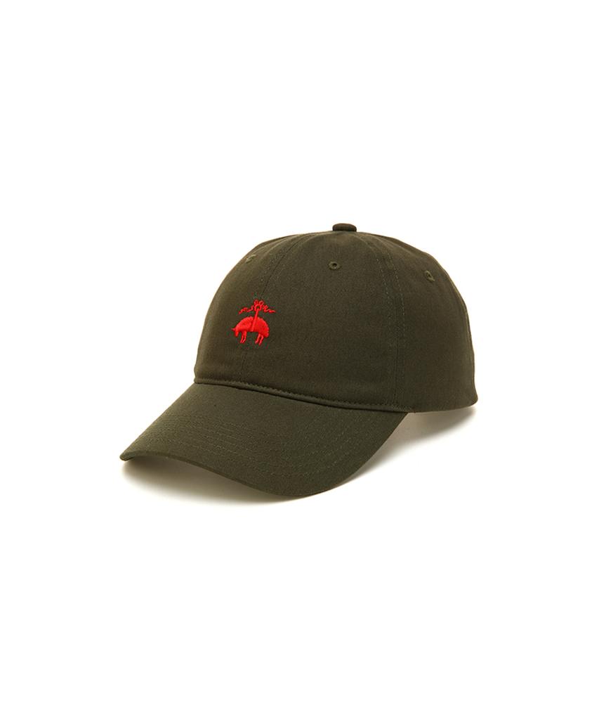 BROOKS BROTHERS [Unisex] Cotton Logo Baseball Cap (Green) (Bbacmm7320Ies)