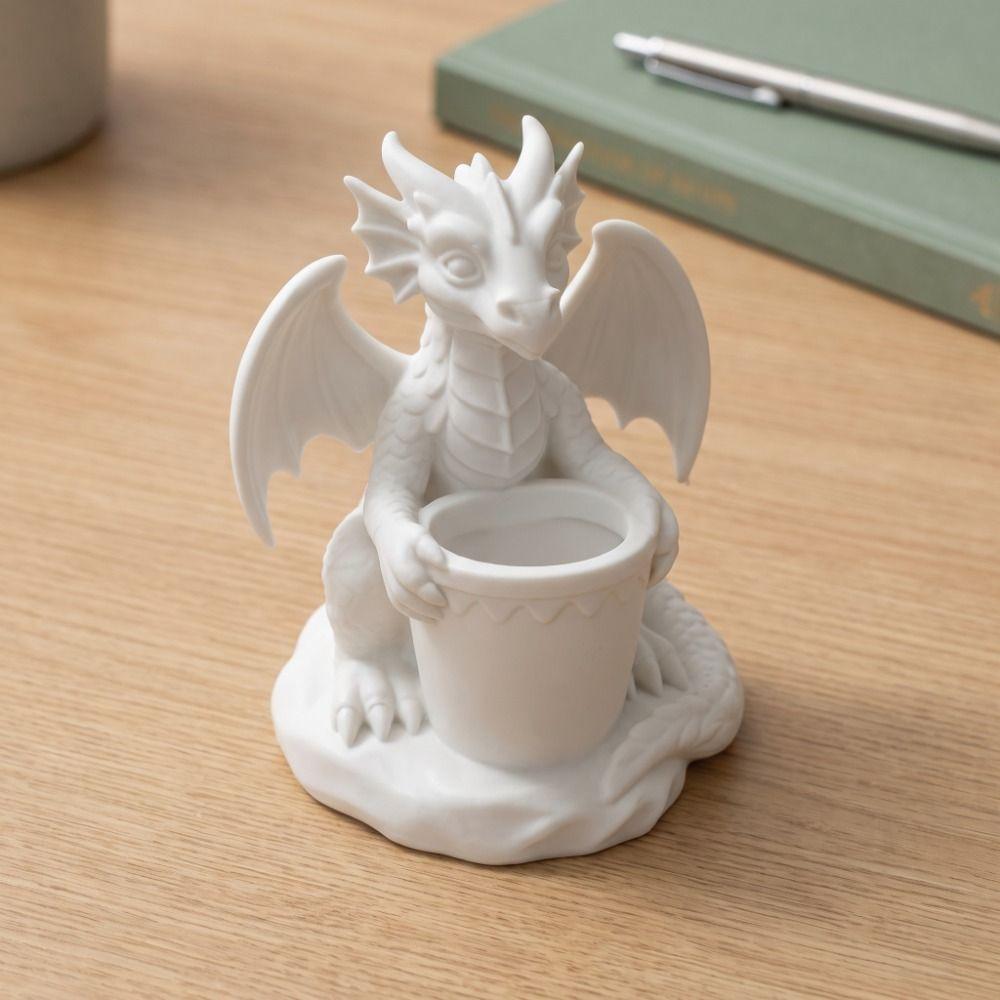 Gotische Stijl Succulentenplant Bloempot 3D Geprint Bureauornamenten Creatief Drakenbeeld Cadeau