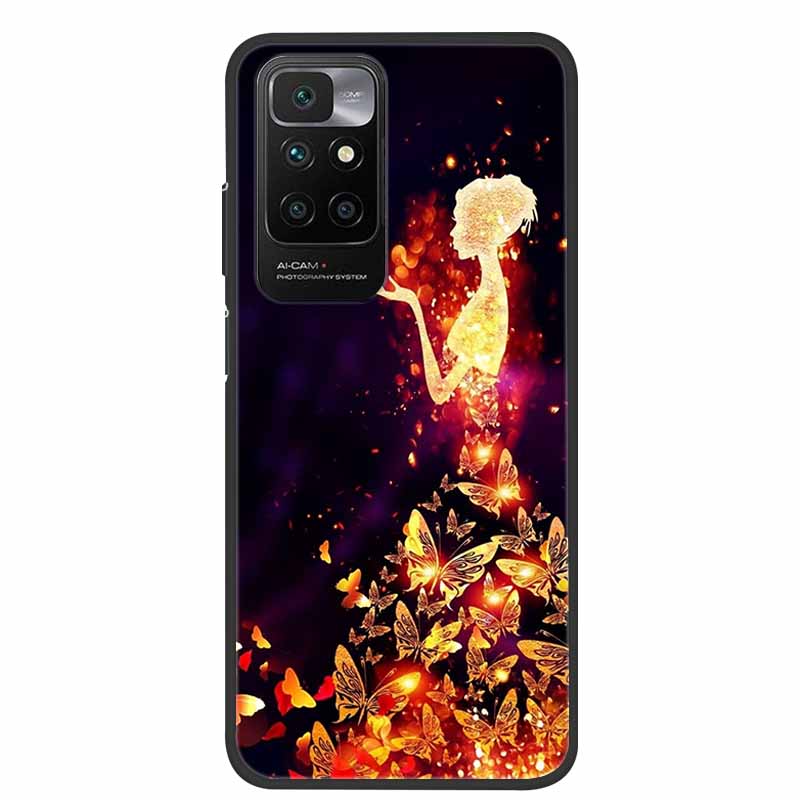 Für Xiaomi Redmi 10 Hülle Stoßfest Weiches Silikon TPU Rückabdeckung Für Xiaomi Redmi10 Handyhüllen Redmi 10 Prime 2022 Süße Cartoon