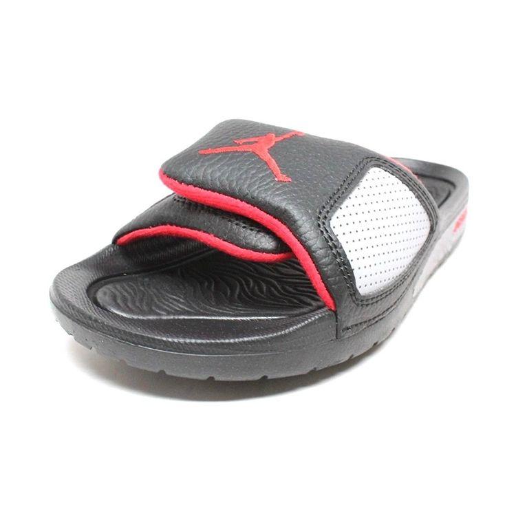 Jordan Hydro III Retro Simple Comfortable Slide Sandals Women Footwear Black Red AH8108-003