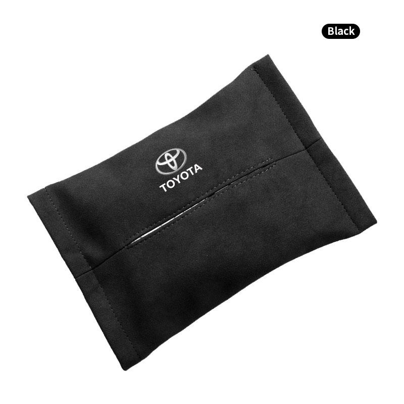 1Pcs Car Tissue Box Holder Sun Visor Seat Back Car Accessories for Toyota TRD GR Corolla Yaris Aygo Prius RAV4 Crown CHR Camry Auris