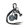 Fitness Keychain Weightlifting Fitness Equipment Charm with Keyring Weight Plate Dumbbell Key Chain Bag Backpack Charm Gift for Gym Enthusiasts
