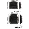 Plastic Square Vent Cover Retrofit 8.5/13cm Louvered Vents Water Outlet Accessories Boat Air Vent Caravan Boat Application