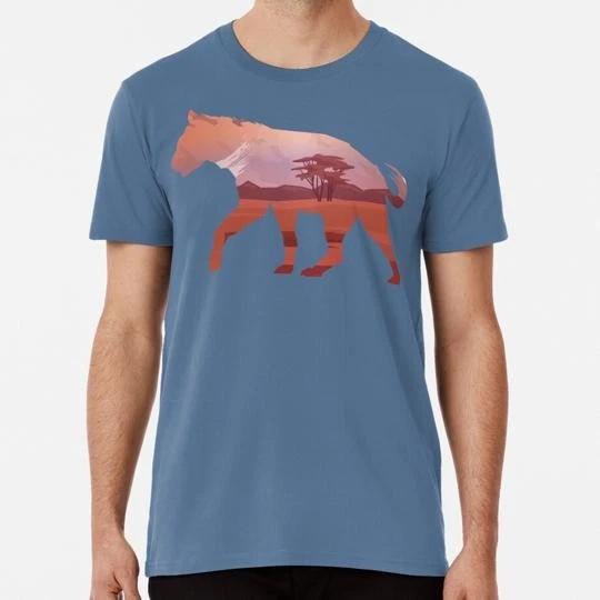 Hyena Wandering Around Nature Into The Wild S to 5XL Made in the USA T-Shirt 2XL