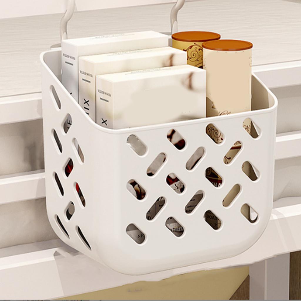 Bedside Storage Rack Plastic Wall Mounted Bedside   With Hook For Bedroom Bathroom