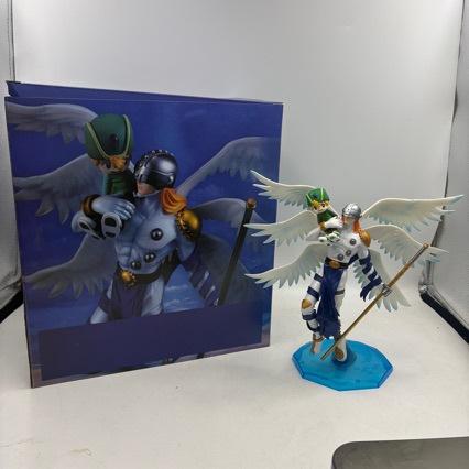Comfortable Home Life Unisex Digimon Adventure Angemon Angewomon Anime Figure Takaishi Takeru Yagami Hikari Pvc Action Figure Model Toys