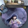 Hinata Akatsuki Vibe,Round Area Rug,Carpet Rug for Living Room Bedroom Sofa Playroom Decor,Non-slip Floor Mat