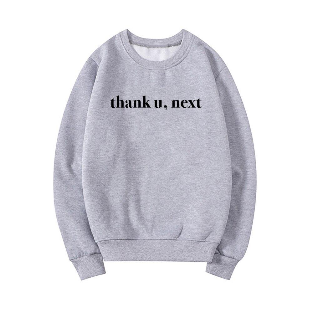 Bluza Thank U Next Damska Harajuku Graficzna Bluza z Kapturem Moda lat 90. Bluzy Crewneck Streetwear Casualowe Pulowery Prezent dla Fanów