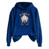 Women's Fashionable Casual Long Sleeve Hooded Printed Sweatshirt