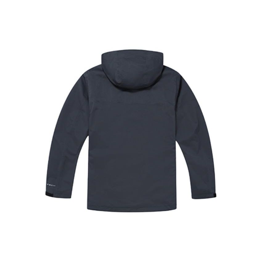 Columbia Solid Color Outdoor Waterproof Hooded Knit Casual Jacket Men Jackets Black WE2900-010