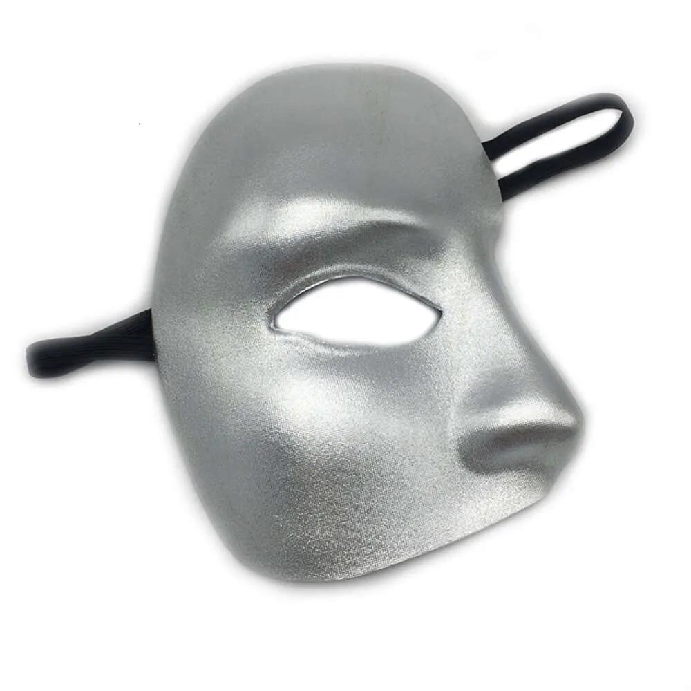 Mask Left Half Face Phantom of the Night Opera Men Women Masks Masquerade Party Masked Ball Masks Halloween Festive Supplies F021