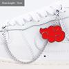 1PCS Luxurious Diamond DIY Heart Star Pearl Shoe Chain Punk Original Detachable Studded Pentagram Shoe Accessories Jewelry Penda
