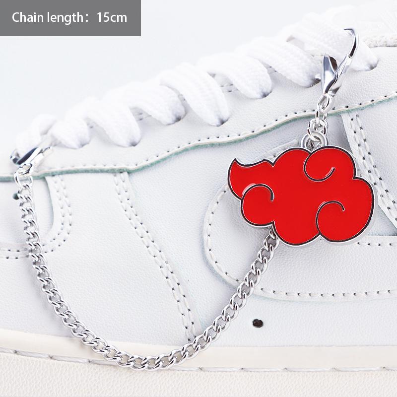 1PCS Luxurious Diamond DIY Heart Star Pearl Shoe Chain Punk Original Detachable Studded Pentagram Shoe Accessories Jewelry Penda