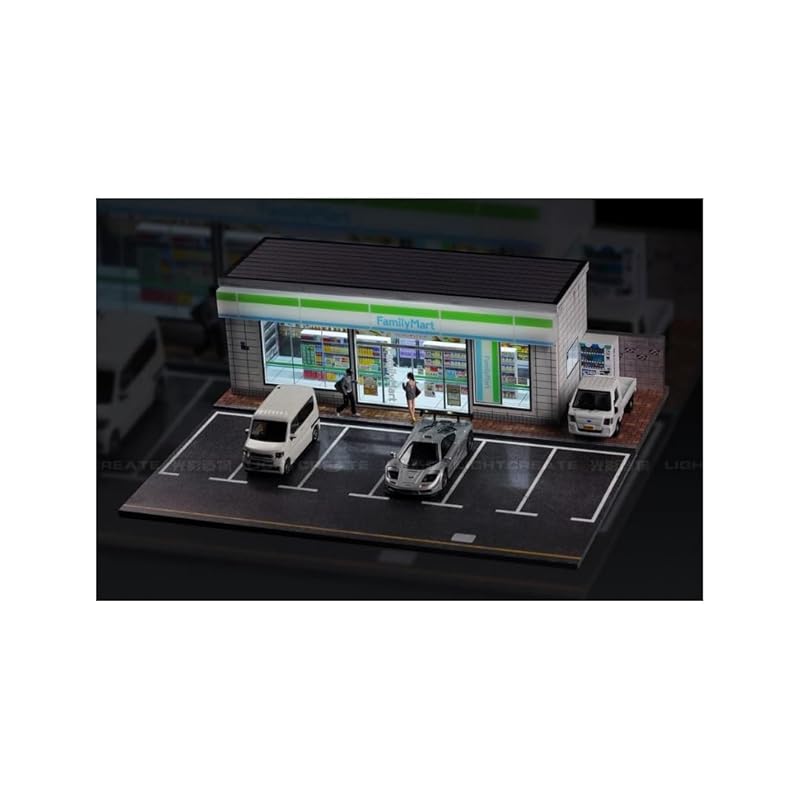 

1/64 Convenience store 24DY03 model parking diorama mini car [product]