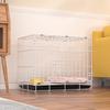 Foldable Metal Dog & Cat Cage for Home, Indoor/Outdoor, Car or Rescue Use