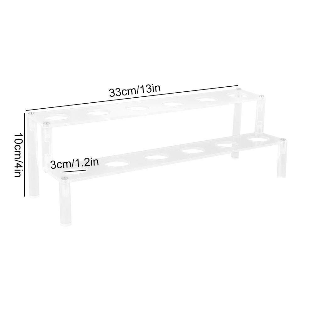 Thick Clear Cones Display Holder 12 Holes Snack Storage Rack Desktop Desserts Organizer  Wedding
