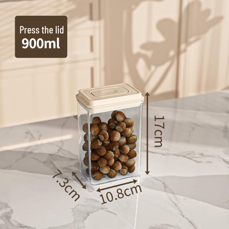 Press-Type Food Storage Container