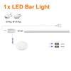 12V Hand Scan Motion Sensor LED Bar Lamp Wireless Touch Control Penetrable Wood Light for Kitchen Cabinet Wardrobe Back Lighting