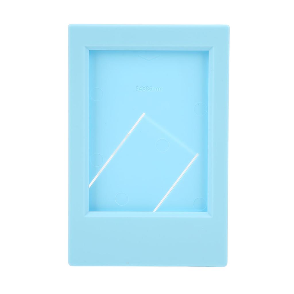 Photo Frame Plastic Rectangle Desktop Classical Stand Picture Frame for for 3in Photos